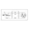 Adam Hall Cables Serie ProCab REF 723 - Cable de Micro de XLR hembra a Jack 6,3 mm estéreo 1,5 m