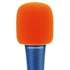 LD Systems D 913 - Pantalla antiviento para Micrófono naranja