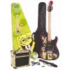 Bob Esponja Pack de Guitarra Eléctrica BOB ESPONJA(Tamaño Estándar) NEGRO