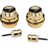 Fender STRAP LOCKS FENDER "F" GOLD