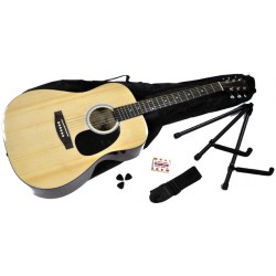 ROCHESTER Kit Guitarra Acustica