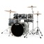 Pacific Drum X7 Silver to Black Sparkle Fade