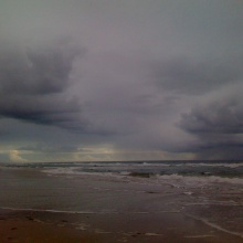 Distant shore