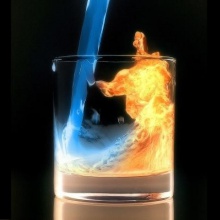 as the cold and the fire