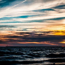 With the sun