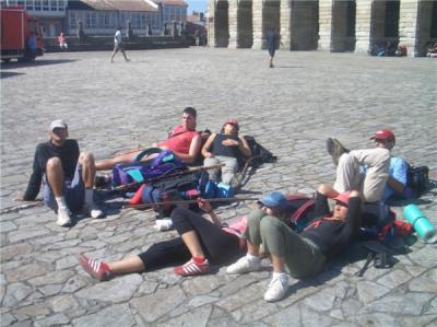 en la Plaza de Obradoiro.jpg