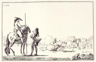 Las mulillas arrastran al toro-Antonio Carnicero Mancio.jpg