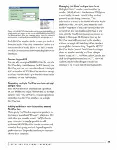 Motu 828 encadenada firewire.jpg