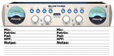 Recall Sheet Presonus BlueTube.png