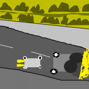 la musica se quema un auto.png