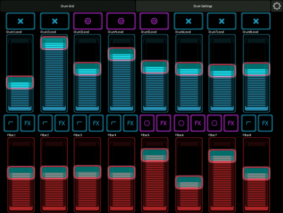 Remix Decks Sequencer Drum Settings