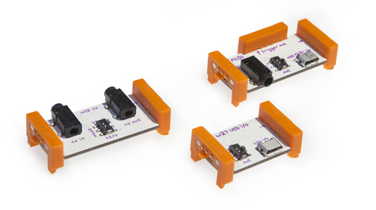 Módulos Korg littleBits MIDI, CV y USB audio