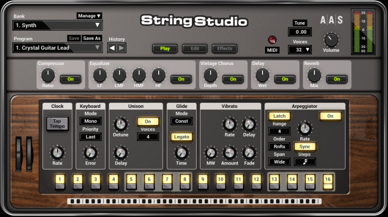 String Studio VS-2 - Panel Play