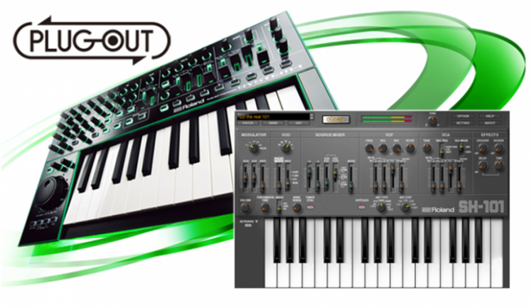 Roland SH-101 plug-out para System-1