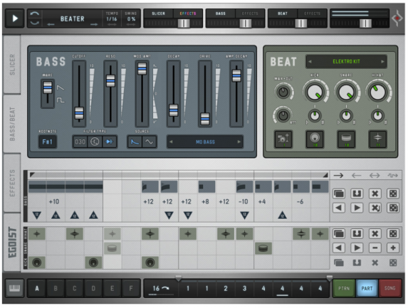 Egoist - Secuenciador de canción
