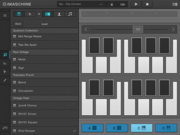 iMaschine: teclado virtual