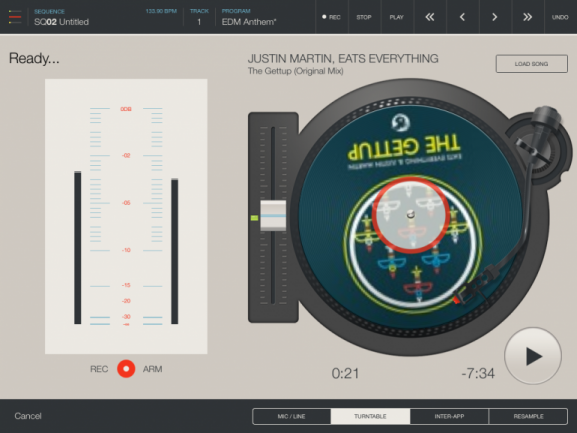 iMPC Pro - Sampleando de iTunes