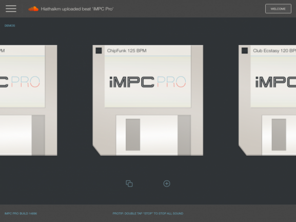 iMPC Pro - Selector de proyectos