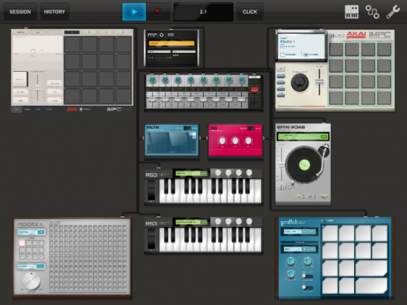 Tabletop + iMPC Pro + iMPC