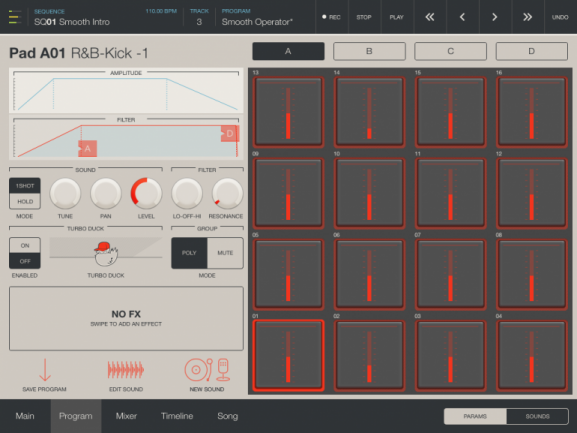 iMPC Pro - Modo Program