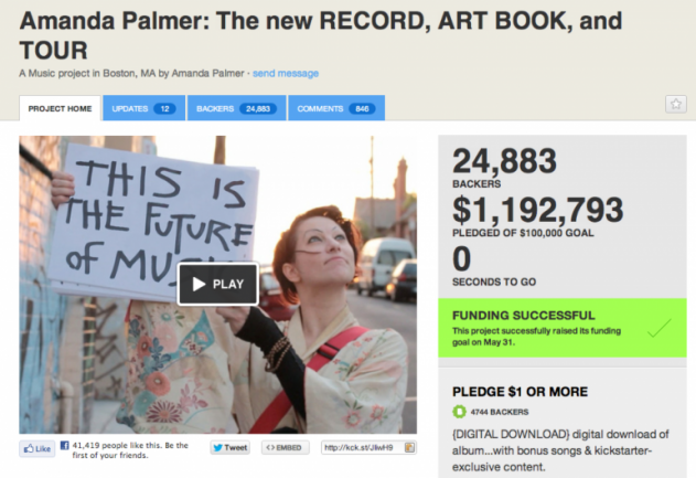 Crowdfunding musical