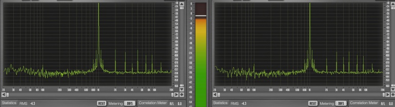 Palmer Monicon - Distorsión armónica