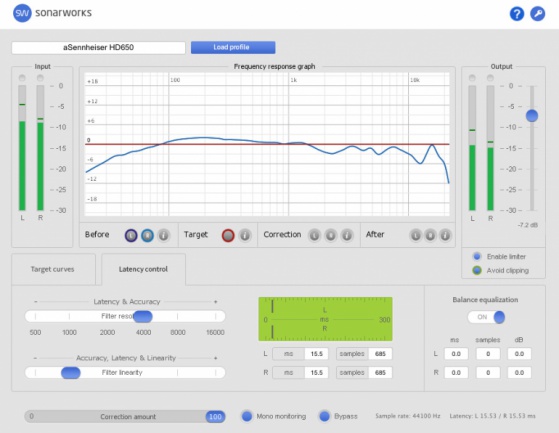 Sonarworks calibración auriculares