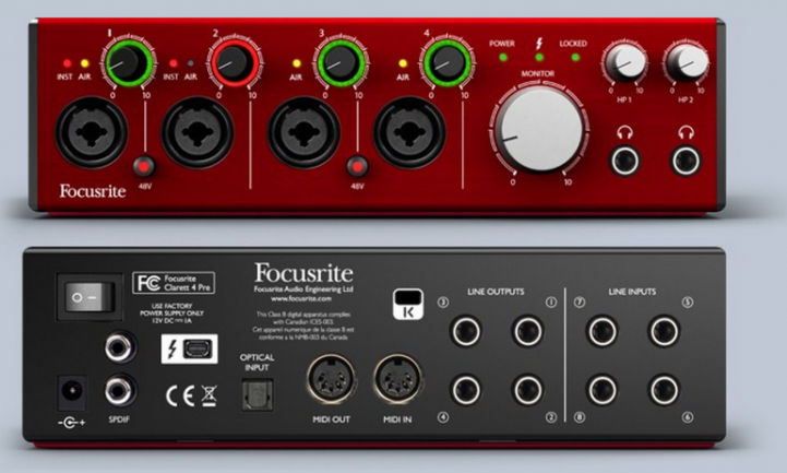 Focusrite Clarett 4 Pre