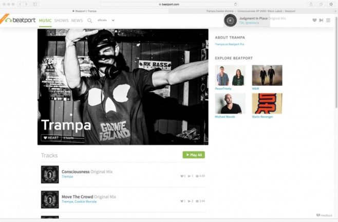 Servicio de streaming de Beatport