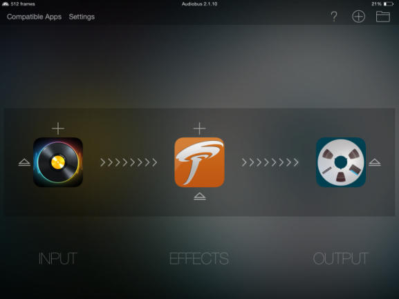 Audiobus con Djay 2, Turnado y Master Record
