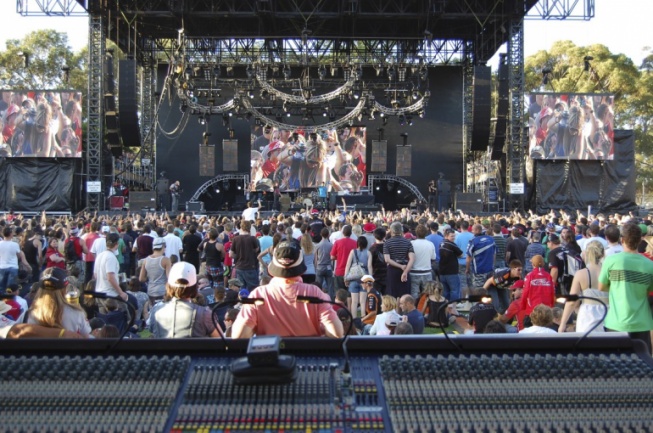Concierto desde FOH