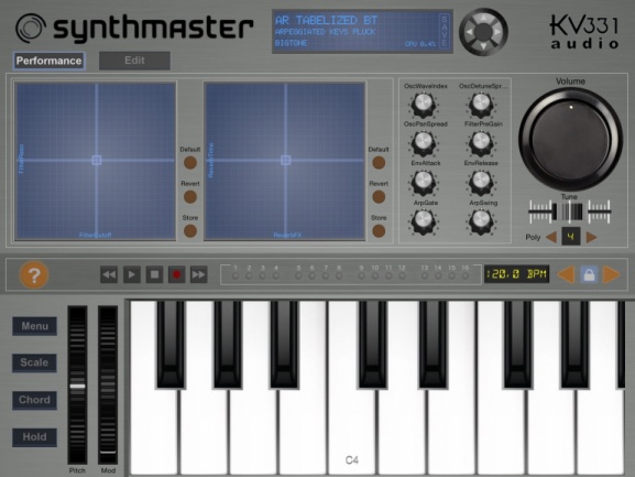 Synthmaster Player para iPad