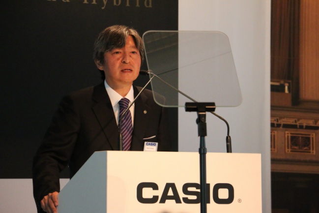 Kazuhiro Kashio, presidente y COO de Casio