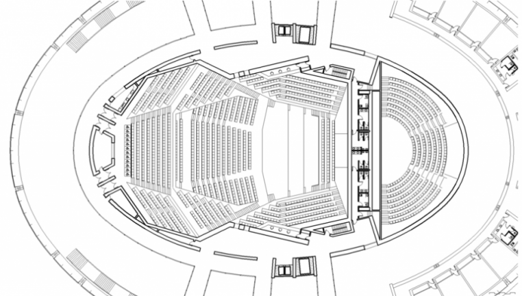 Plano del Auditorio de Torrevieja