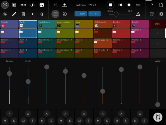 ModStep vista sesión