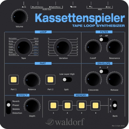 Waldorf Kassettenspieler