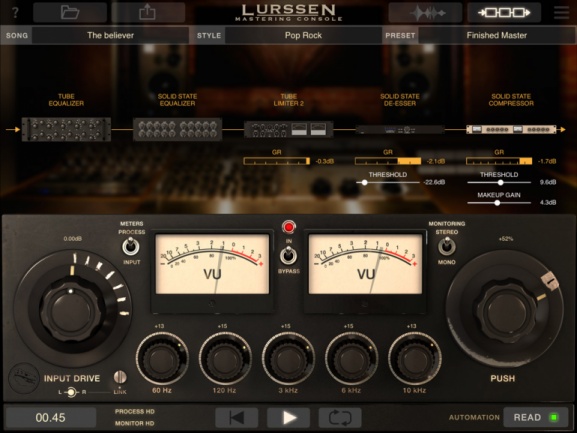 IK Lurssen Mastering Console