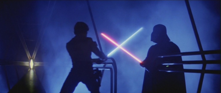 Luke y Vader