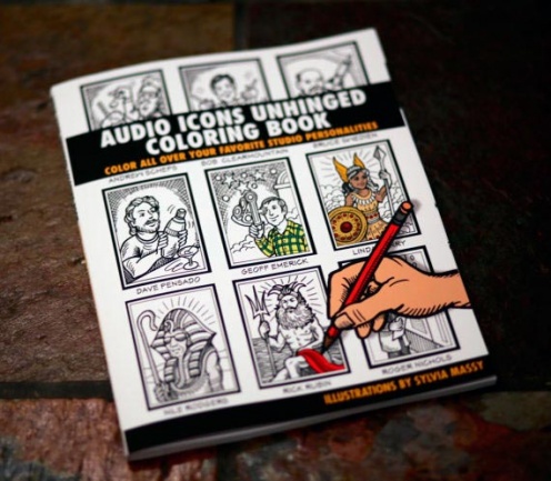Audio Icons Unhinged Coloring Book