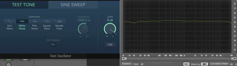 Salida 1 conectada a la entrada 1.