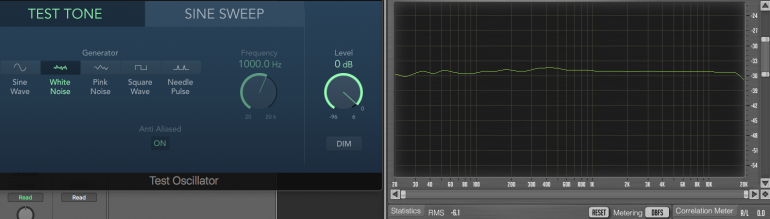 Salida 2 conectada a la entrada 2.