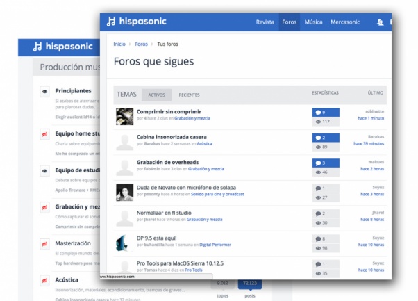 Tus foros en Hispasonic
