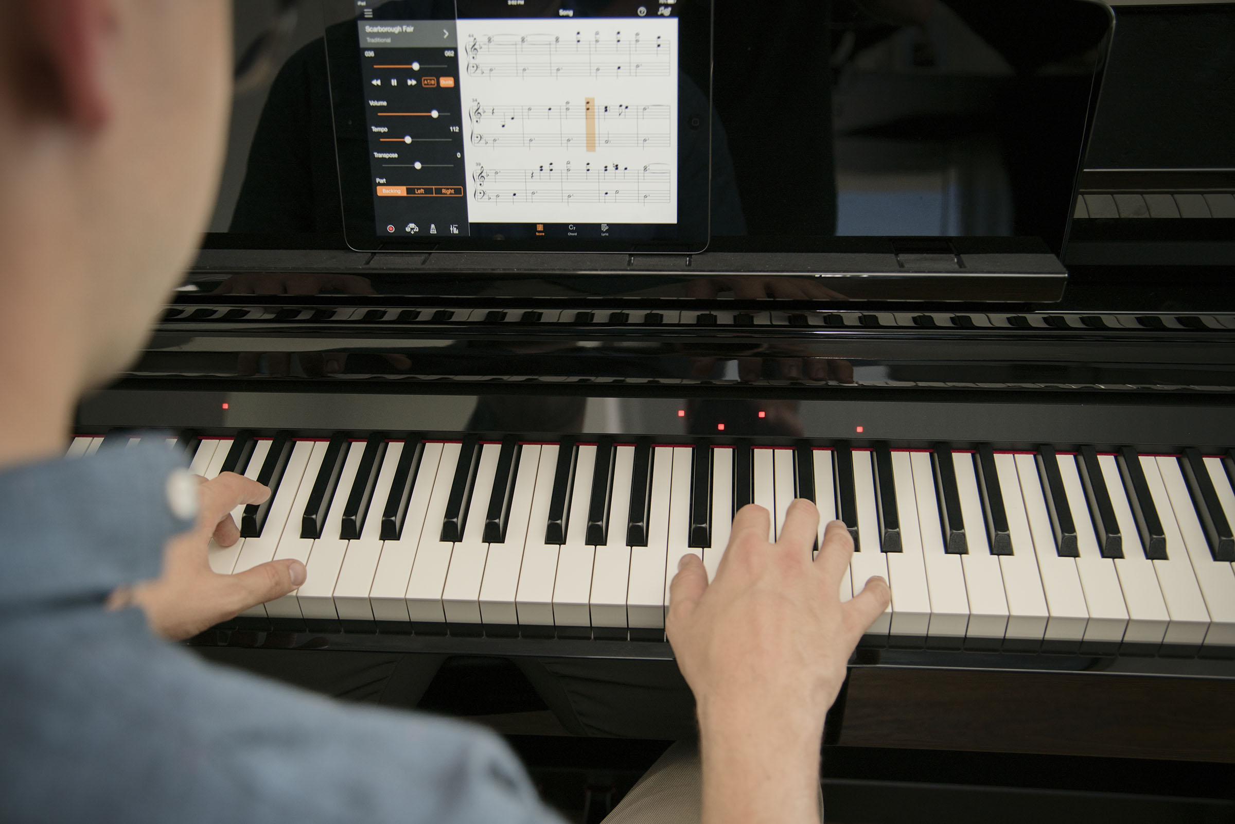 Yamaha CSP, pianos Clavinova controlados por tablet o