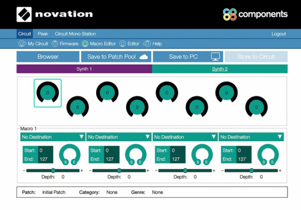 Novation Bass Station 2 Editor