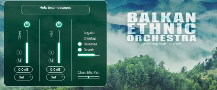 Interfaz básica de Balkan Orchestra