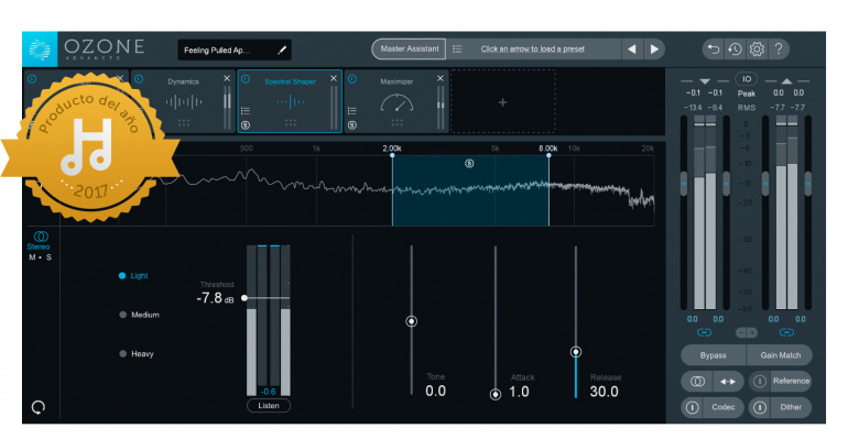 iZotope Ozone 8 Producto del Año