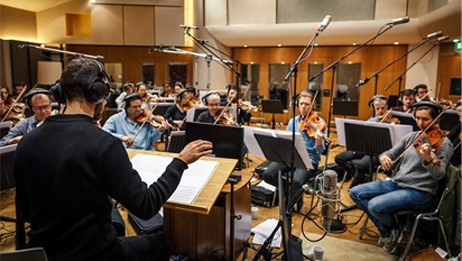 Sesión de grabación de Orchestral Swarm