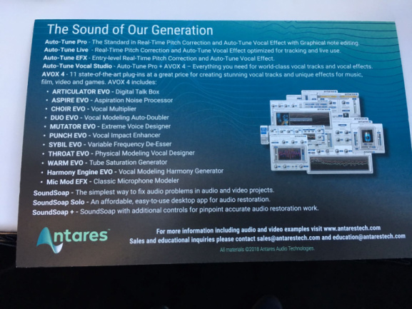 Productos Antares en NAMM