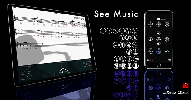 See Music de mDecks, un entrenador de lectura musical
