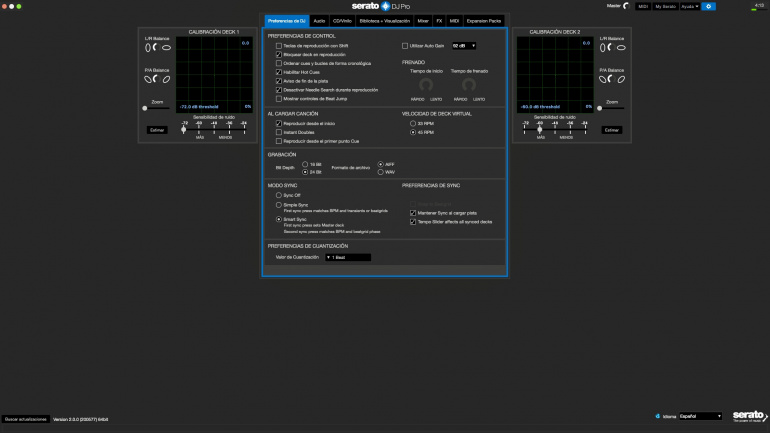 Serato DJ Pro Denon DS1 Calibration